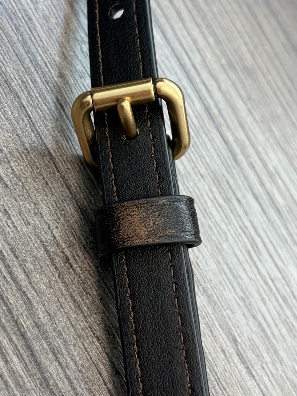 Coach “Loved Leather” Replacement Crossbody/Shoulder Strap Gold Hardware - Picture 6 of 6